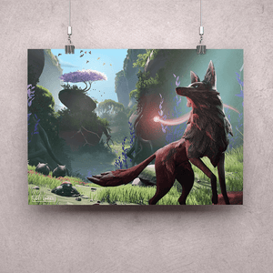 Lost Ember Valley Art Poster